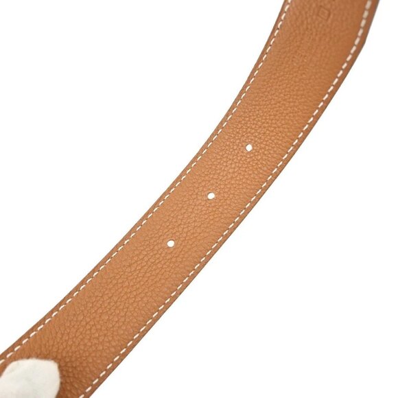 HERMES Constance H Logo Reversible Buckle Belt Leather Size 70 BK BN GHW 70RL196 - Picture 7 of 10